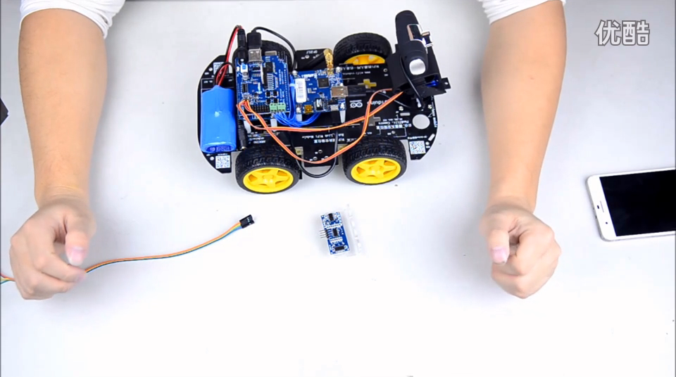 10.DS STM超声波避障功能调试（Arduino UNO小车视频 仅做参考）